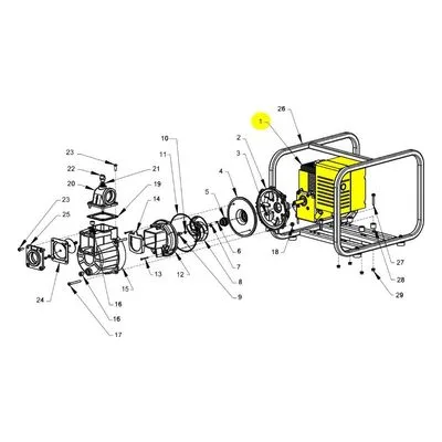 AMT IPT 2G5XQCR Pump Repair Part 1639-040-00, HONDA GC160LAQBC 0.75K-SHFT OHC ENGINE