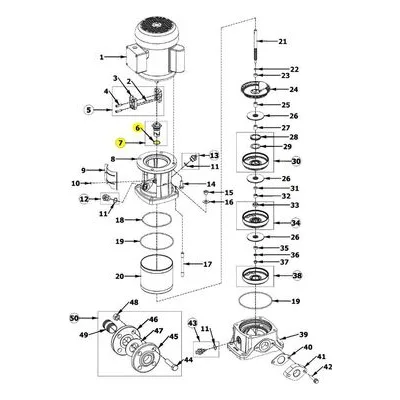 Shaft Seal - EPDM, Carbon, Tungsten Carbide Includes O-Ring EPDM