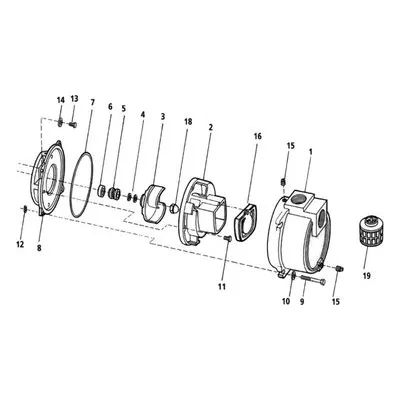 AMT 316A-K5 Pump Repair Kit Model Reference: 316A-95, Unassembled Parts