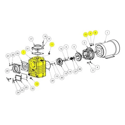 AMT Pumps 4870-002-95 CASING XCI 4X4 SUBGRP