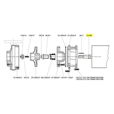 Goulds Pumps Repair Part 5K180 O-RING-BOX OF 3-3657