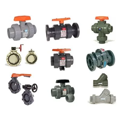 Hayward TB5125S 1-1/4" PVDF True Union Ball Valve w/FPM o-rings; threaded end connections. Pump Accessories & Parts.