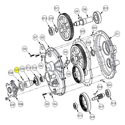 1711-001-00 AMT Pumps Repair Part 1/4-20 X 1/4 LONG SOCKET SET SCREW. A Gorman-Rupp Company.