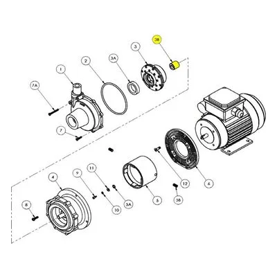 Finish Thompson J102387 Pump Repair Spare Part Impeller Bushing