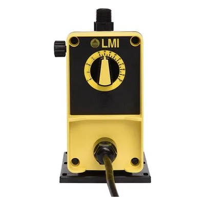 LMI Pumps PD013-907NP PD Series Solenoid Chemical Metering Pump, FastPrime Machined, by Ingersoll Rand.