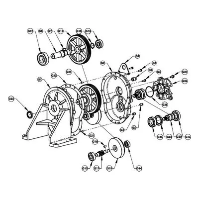 AMT Pumps 3360-402-90 GEAR BOX ASSEMBLED KIT 2" ENGINE DRIVEN