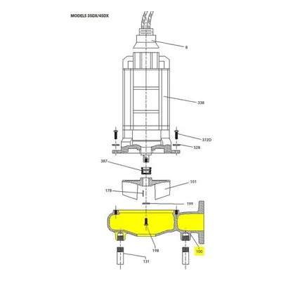 Goulds Pumps Repair Part 1K429 CASING