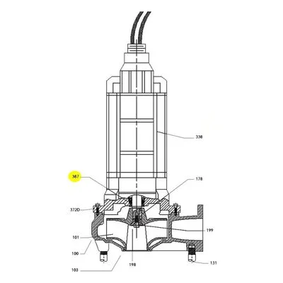 Goulds Pumps Repair Part 10K142 SEAL ASSY