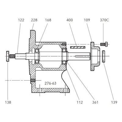 Goulds Part / Accessory 1K1123 BRG FRM ASSY XS FRAME (NO LS) Manufactured by Xylem.